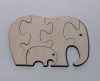Elefánt és kis elefánt puzzle